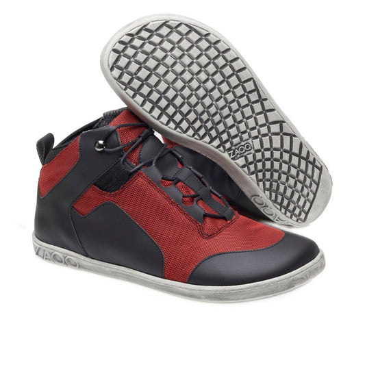 RAQO Black Red - ZAQQ Barfußschuhe