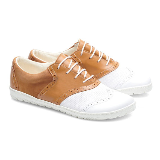 LINQ Golf Brown Waterproof - ZAQQ Barfußschuhe