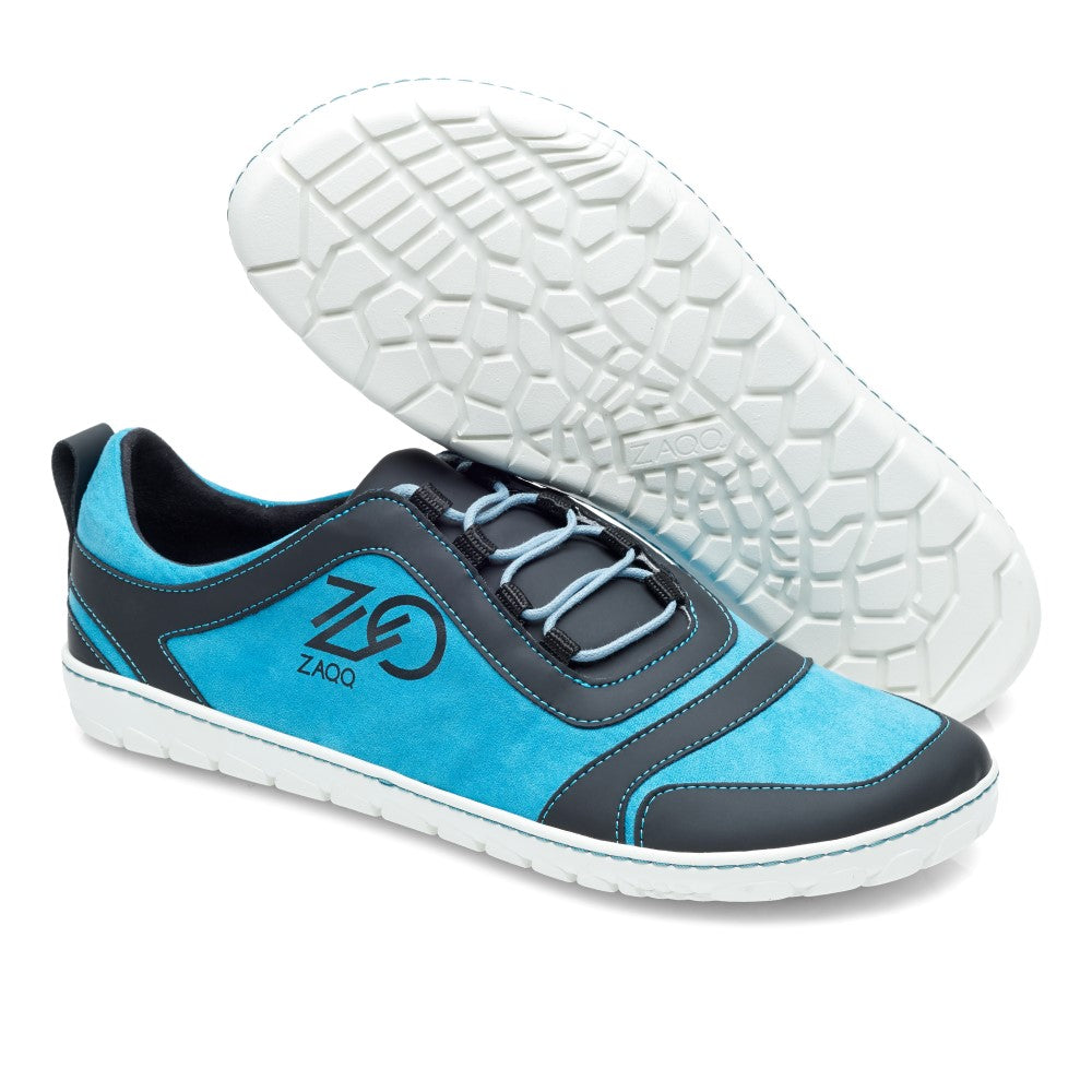 SQILL Turquoise Black - ZAQQ Barfußschuhe