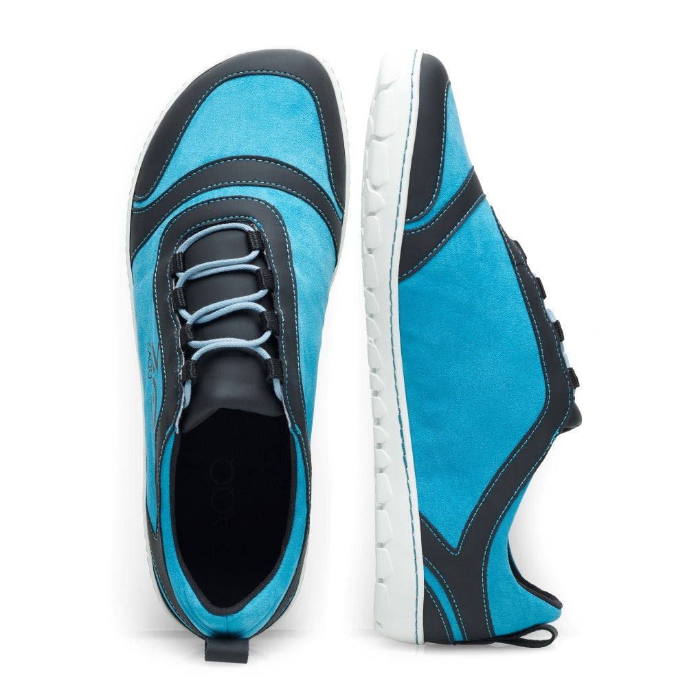 SQILL Turquoise Black - ZAQQ Barfußschuhe