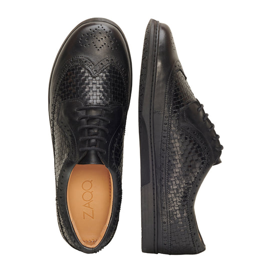 BRIQ BROGUE TRESSE Black